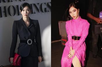 Menawan dengan Dress Pink, Isyana Sarasvati Disebut Mirip Cheon Seo Jin The Penthouse