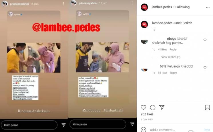 Syahrini dicibir netizen (Instagram.com)