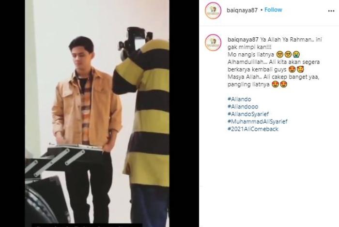 Aliando Syarief. (Instagram/@baiqnaya17)
