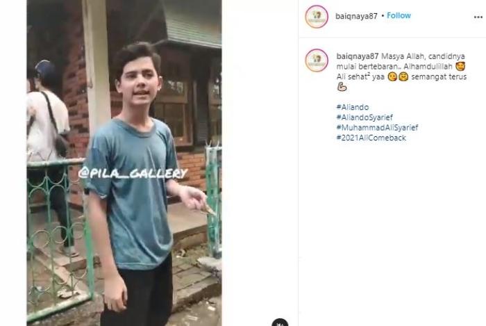Aliando Syarief. (Instagram/@baiqnaya17)