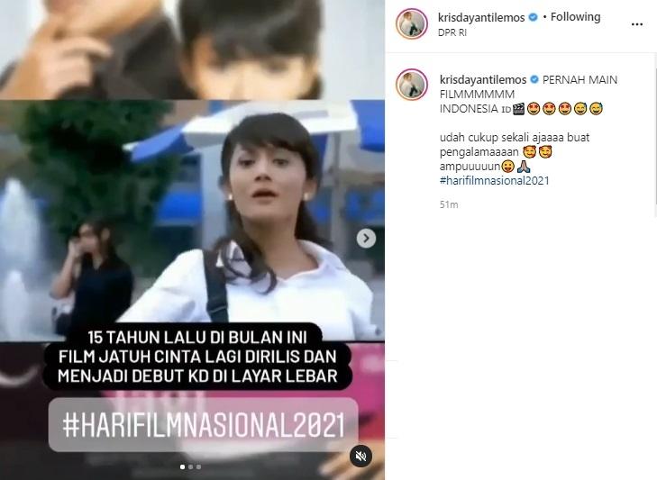 Krisdayanti main film. (Instagram/@krisdayantilemos)
