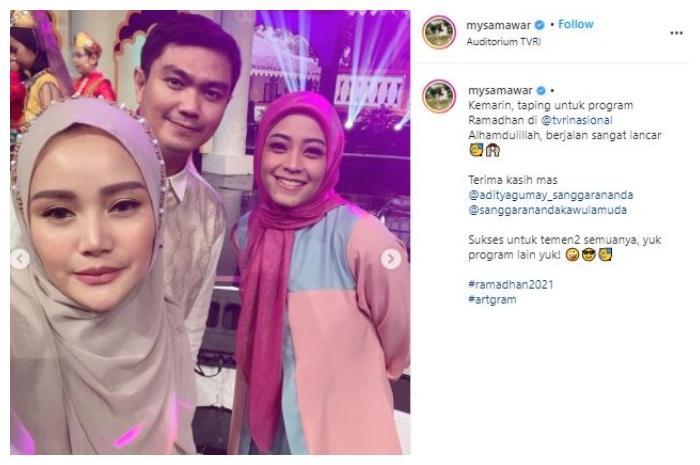 Mawar AFI syuting lagi. (Instagram/@mysamawar)