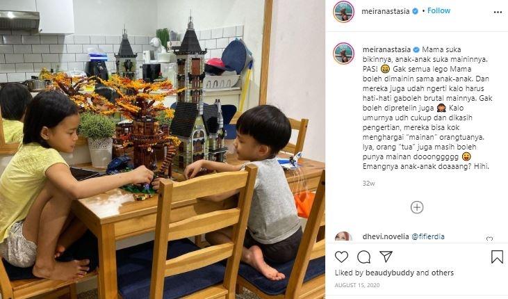 Apartemen Ernest Prakasa. (Instagram/@meiranastasia)