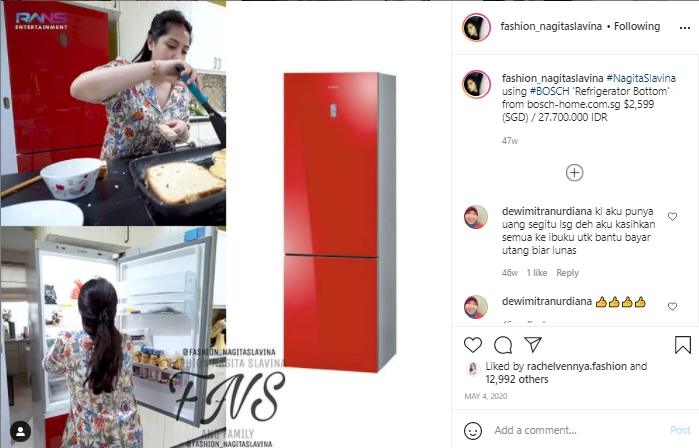 Perlengkapan dapur Nagita Slavina (Instagram.com)