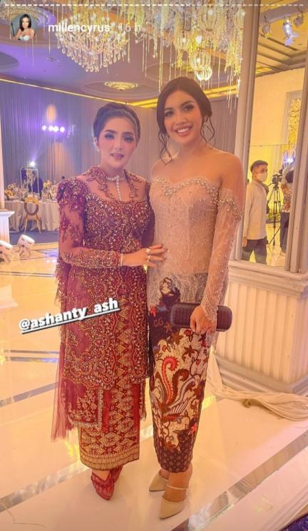 Millendaru atau Millen Cyrus dan Ashanty (Instagram/@millencyrus)
