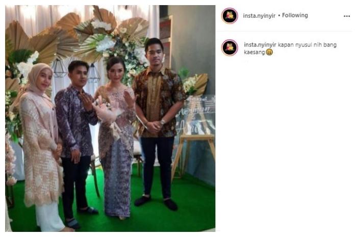 Kaesang Pangarep dan Nadya Arifta. (Instagram/@insta.nyinyir)