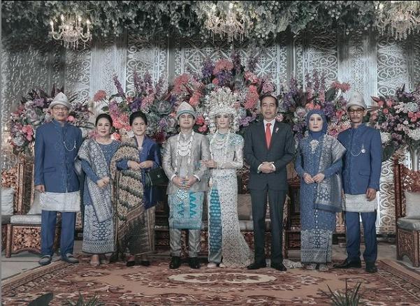 Pernikahan Raditya Dika didatangi Jokowi. (Instagram/jokiphotography)