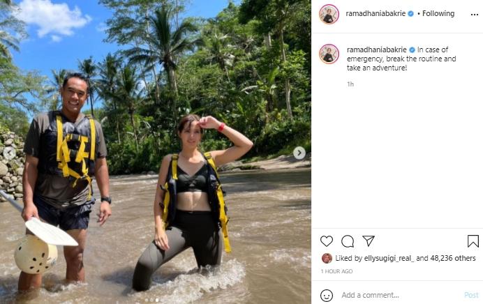 Nia Ramadhani liburan bareng keluarga (Instagram.com)