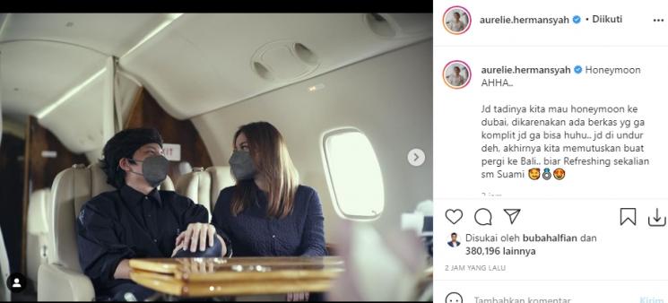 Aurel Hermansyah dan Atta Halilintar (Instagram/@aurelie.hermansyah)