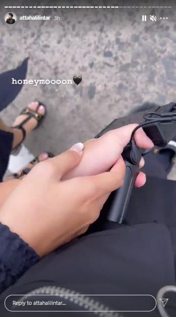 Aurel Hermansyah dan Atta Halilintar bulan madu (Instagram.com)