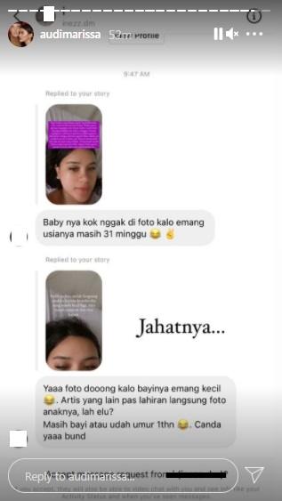 Postingan Audi Marissa. (Instagram/@audimarissa)