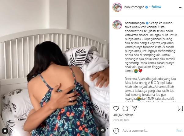 Hanum Mega dan suami (Instagram.com)