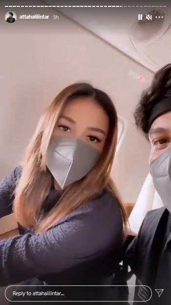 Aurel Hermansyah dan Atta Halilintar bulan madu (Instagram.com)