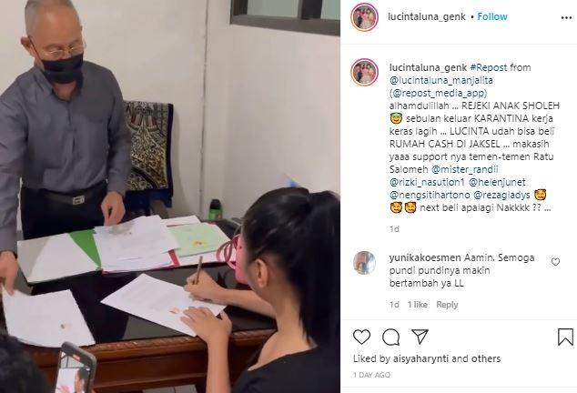 Rumah Lucinta Luna. (Instagram/Lucintaluna Manjalita)