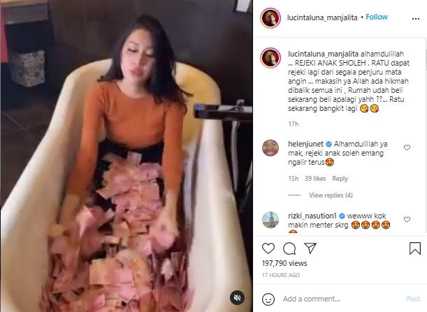 Postingan Lucinta Luna (Instagram.com)