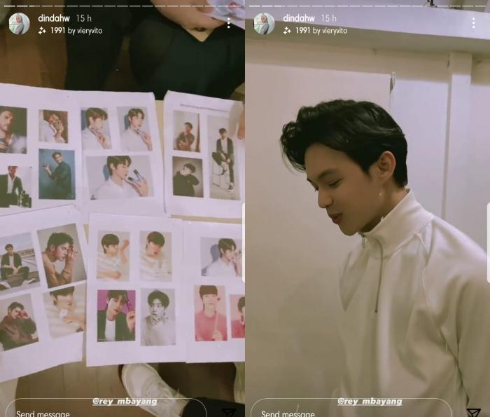 Rey Mbayang cemburu sama oppa Korea. (Instagram/@dindahw)