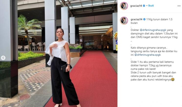 Gracia Indri (Instagram/@graciaz14)