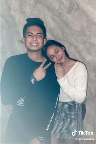 Niko Al Hakim dan Isra Syafira (TikTok.com)