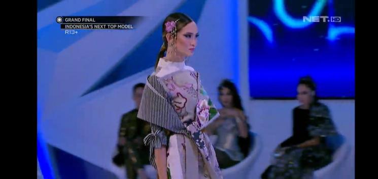 Danella Ilene Kurniawan alias Ilene menjadi juara Indonesia’s Next Top Model. (Netmediatama)