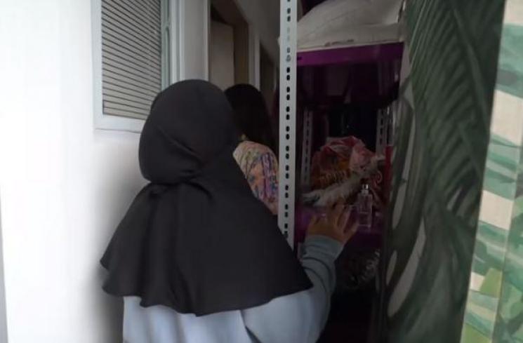 Kamar pengasuh Rafathar, mbak Lala. (Youtube/RANSEntertainment)