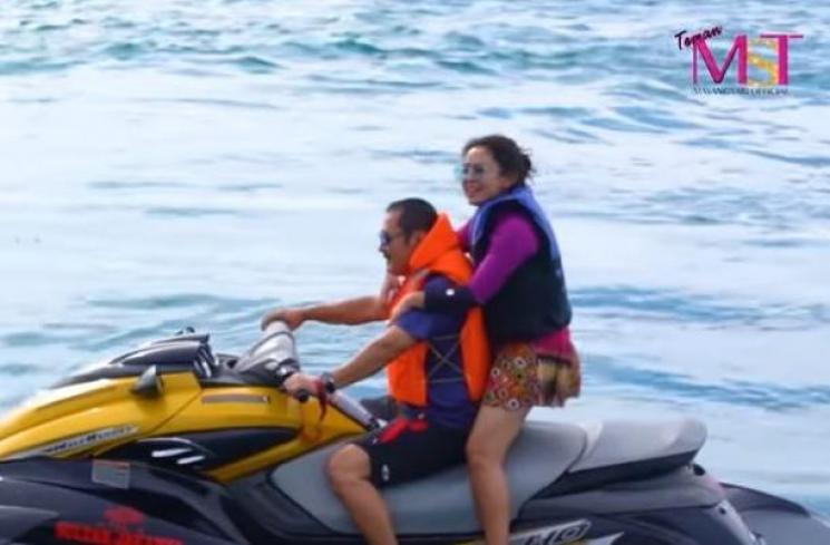 Mayangsari liburan ke Pulau Bira. (Youtube/MayangsariOfficial)