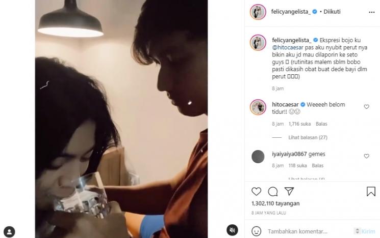 Felicya Angelista dan Caesar Hito (Instagram.com)