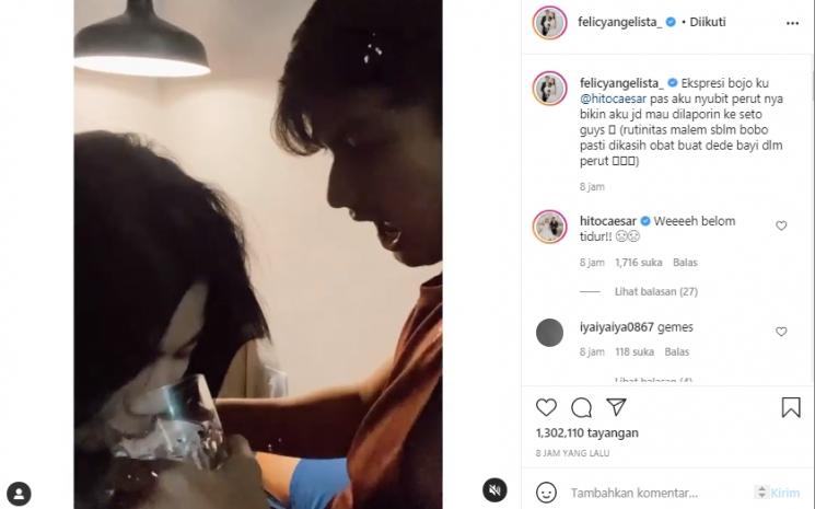 Felicya Angelista dan Caesar Hito (Instagram.com)