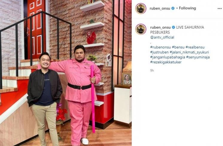 Ruben Onsu dan Ivan Gunawan. (Instagram/@ruben_onsu)