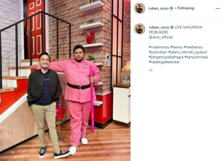 Ruben Onsu dan Ivan Gunawan. (Instagram/@ruben_onsu)