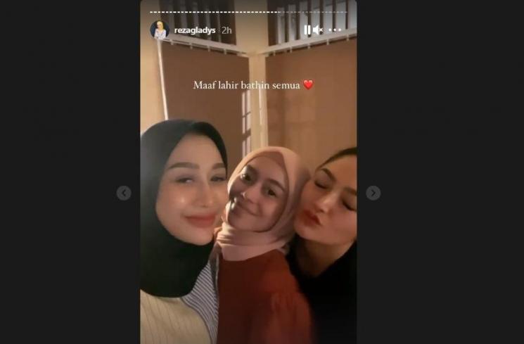 Lesti Kejora dan Siti Badriah bertemu. (Instagram)