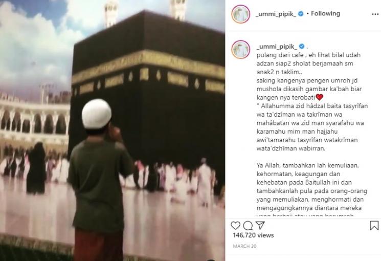 Potret Musala Umi Pipik. (Instagram/@_ummi_pipik_)
