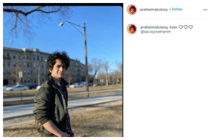 David Jonathan, adik Reza Rahadian berparas bule. (Instagram)