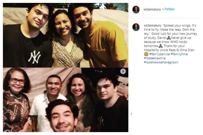 David Jonathan, adik Reza Rahadian berparas bule. (Instagram)