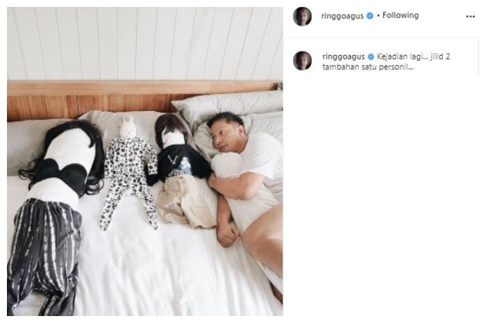 Ringgo Agus Rahman ditinggal mudik. (Instagram/@ringgoagus)