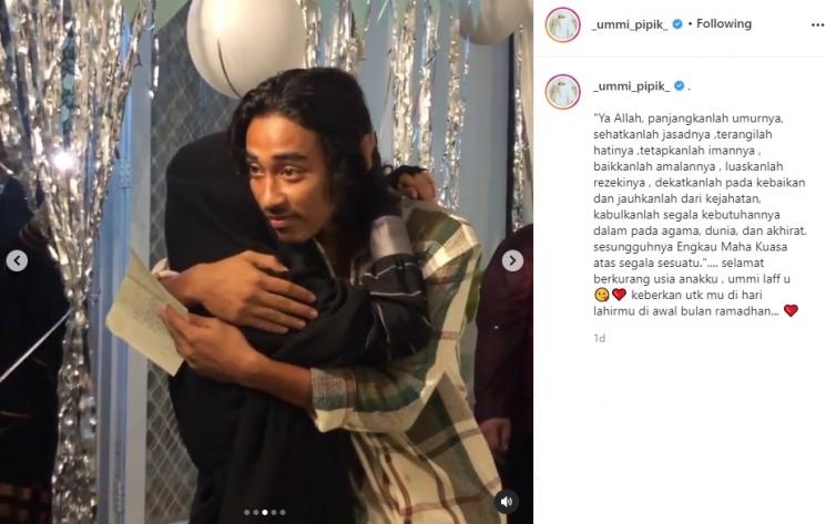 Momen Ulang Tahun Abidzar Al Ghifari. (Instagram/@_ummi_pipik_)
