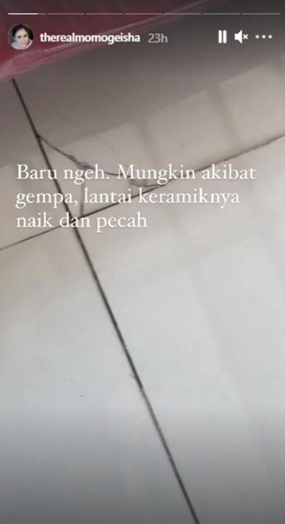 Postingan Instagram Momo Geisha (Instagram.com)
