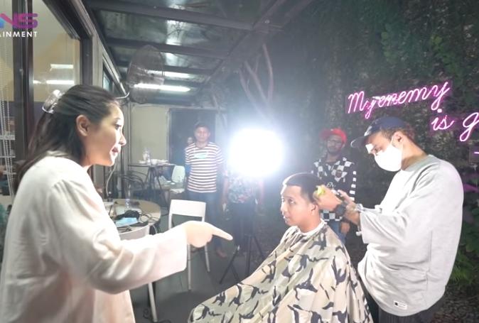 Nagita Slavina diberi kejutan karyawan RANS (Youtube.com/RansEntertainment)