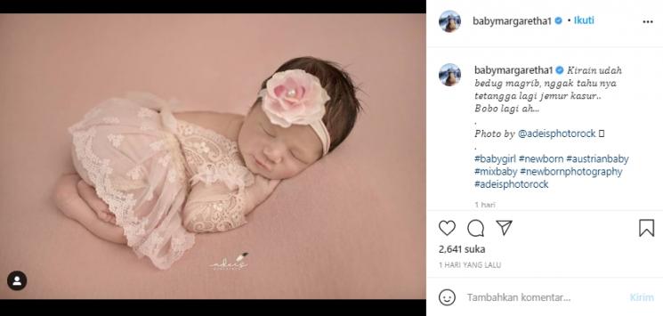 Putri cantik Baby Margaretha (Instagram.com)
