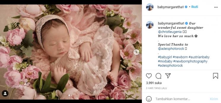 Putri cantik Baby Margaretha (Instagram.com)