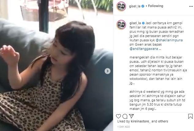 Gempita Nora Marten. (Instagram/@gisel_la)