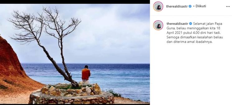 Ayah mertua Dian Sastro meninggal dunia (Instagram/@therealdisastr)