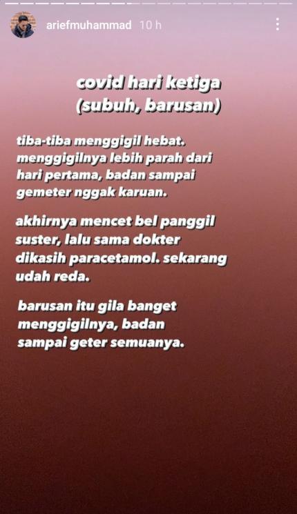 Arief Muhammad (Instagram/@ariefmuhammad)