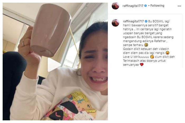 Nagita Slavina nangis, HP Raffi Ahmad sampai ditampol. (Instagram)