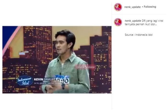 Dokter Kevin Samuel. (Instagram)