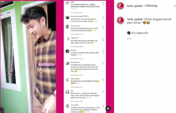 Dimas Anggara. (Instagram)