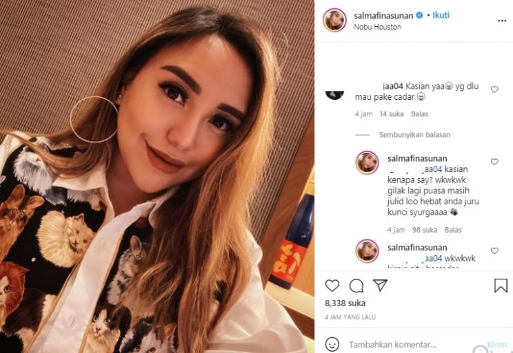 Postingan Salmafina (Instagram.com)