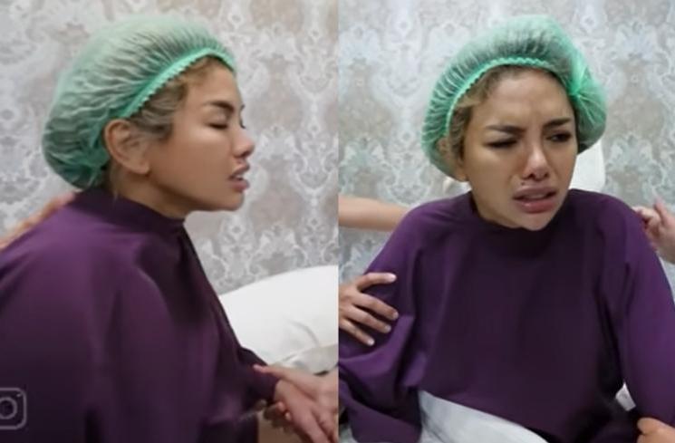 Nikita Mirzani teler gegara obat bius operasi. (YouTube/Crazy Nikmir REAL)