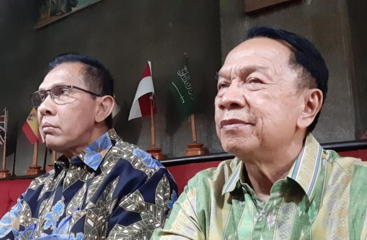 Partahi Sihombing (kiri), Muara Karta (kanan). (MataMata.com/Herwanto)