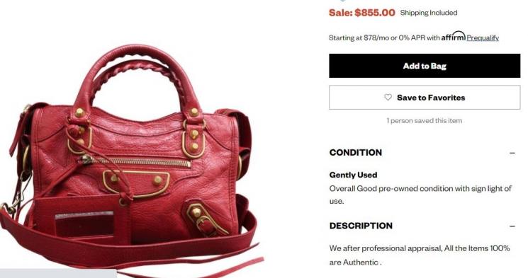 Tas Alyssa Soebandono. (Shopstyle)