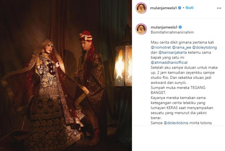 Mulan Jameela dan Ahmad Dhani (Instagram/@mulanjameela1)
